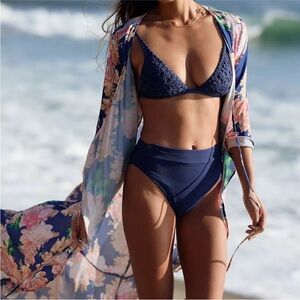 Maaji Floral Lotus Kimono Coverup
